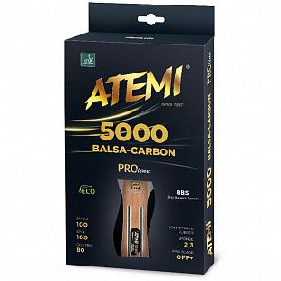 Профессиональная ракетка для настольного тенниса Atemi PRO 5000 CV