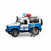 Игрушка Bruder Внедорожник Land Rover Defender Station Wagon Полиция с фигуркой 02-595