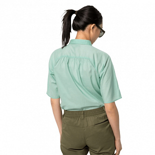Рубашка женская Jack Wolfskin Nata River Shirt W light jade stripes