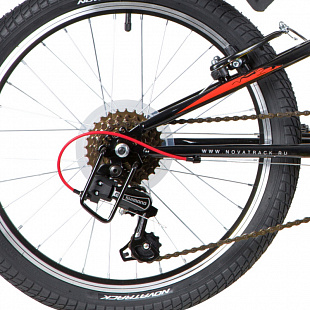 Велосипед Novatrack Racer 20" (2020) 20SH6V.RACER.BK20 black