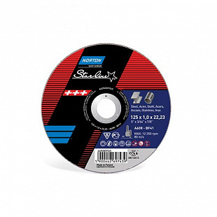 Круг отрезной Norton 125х2.5x22.2 мм для металла Star-Line66252837250