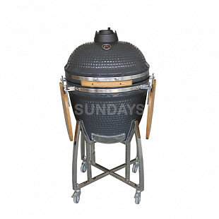 Угольный керамический гриль Sundays Kamado AU-21A antracite