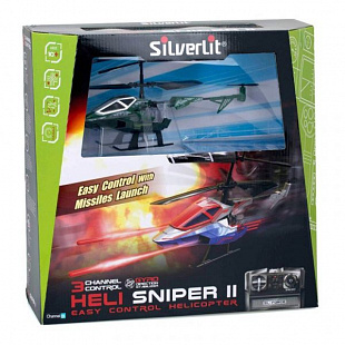 Радиоуправляемый вертолет Silverlit Heli Sniper 2 84781 green