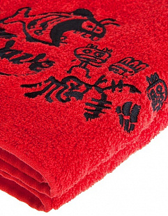 Полотенце Mad Wave Fish Towel red/black