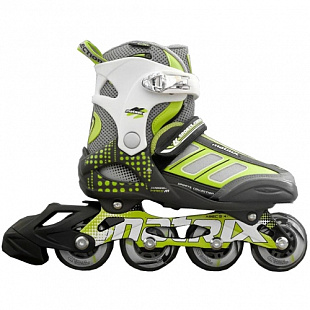 Роликовые коньки Спортивная коллекция Matrix green
