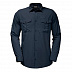 Рубашка мужская Jack Wolfskin Atacama Roll-up Shirt dark blue Рубашка мужская Jack Wolfskin Atacama Roll-up Shirt dark blue
