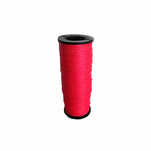 Шнур нейлоновый строительный 50м red