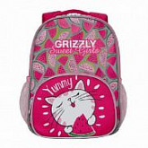 Рюкзак детский GRIZZLY RK-076-1 /3 bright/pink/light grey