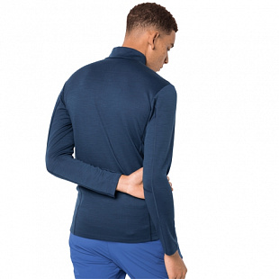 Рубашка с длинными рукавами мужская Jack Wolfskin Arctic Xt Half Zip Men dark indigo