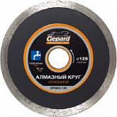 Алмазный круг Gepard 125х22 мм по керамике сплошной GP0803-125