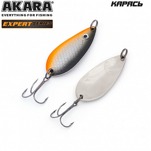 Блесна колебалка Akara Expert Карась 65 мм 2/SIL BL-KA65-18-2/SIL