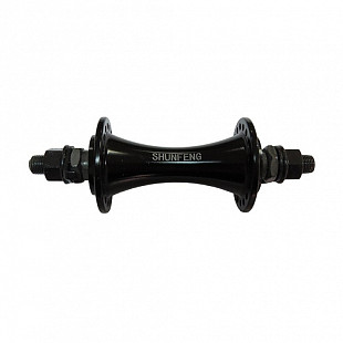 Втулка передняя TBS Shunfeng Road 3/8x14Gx36Hx100x140, на гайках, black, SF-A204F