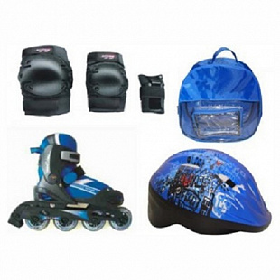 Комплект роликовых коньков Vimpex Sport PW-121A Blue