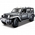 Масштабная модель автомобиля Maisto 1:18 Джип SWAT (36211) grey
