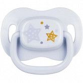 Пустышка Canpol babies силиконовая симметричная Newborn Baby 6-18 мес. (22/581_blu_new)
