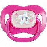 Пустышка анатомическая силиконовая Canpol babies Love&Sea 18+ мес. (22/508_new pink) pink