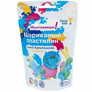 Шариковый пластилин для лепки Genio Kids - Art незастывающий 15 гр. в ассортименте TA1803