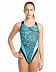 Купальник спортивный женский Mad Wave Hypnose black/blue