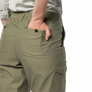 Ветрозащитные брюки женские Jack Wolfskin Lakeside Pants W khaki