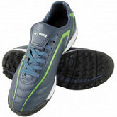 Бутсы футбольные Atemi TURF gray/green SD500 