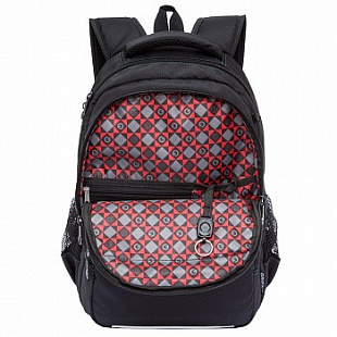 Рюкзак школьный GRIZZLY RB-962-2 /1 black/green