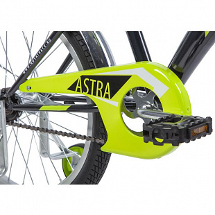Велосипед Novatrack Astra 20" (2019) Black/Green 203ASTRA.BK9