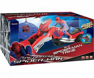 Радиоуправляемый мотоцикл Silverlit Новый Человек-Паук на Мотоцикле 85466