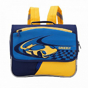 Рюкзак детский GRIZZLY RK-997-1 /1 dark blue/blue/yellow