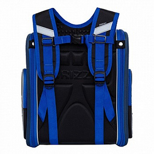 Рюкзак школьный GRIZZLY RAr-081-6 /2 black/blue