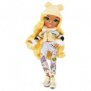 Кукла Rainbow High "Санни Мэдисон. Зимние каникулы" 574774EUC yellow