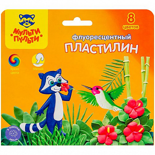 Пластилин восковой Мульти-пульти Енот на острове Куба 11060 