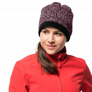 Шапка женская Jack Wolfskin Belleville Crossing Cap Women burgundy