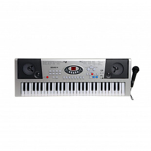 Музыкальный инструмент Shenzhen Toys  Синтезатор с микрофоном, 54-key, адаптер S-5492