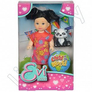 Кукла Evi Love Child of the World 12 см. (105732297) с пандой