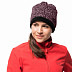 Шапка женская Jack Wolfskin Belleville Crossing Cap Women burgundy Шапка женская Jack Wolfskin Belleville Crossing Cap Women burgundy