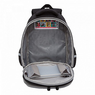 Рюкзак школьный GRIZZLY RAz-186-7 /1 grey