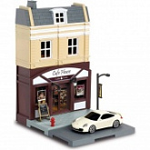 Набор игровой Rmz City "Машинка и кафе" 1:64 614004