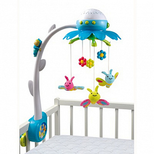 Мобиле Smoby на кроватку с проектором Цветок (211374) blue