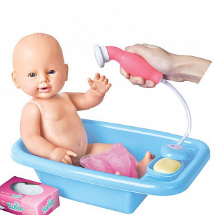 Кукла Baellar с горшком и памперсом, набор купание 5999 blue