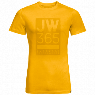Футболка мужская Jack Wolfskin 365 T M burly yellow XT