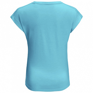 Футболка детская Jack Wolfskin Flamingo T Girls gulf stream