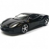 Машинка Bburago 1:43 Ferrari 488 GTB (18-36000/18-36023) black