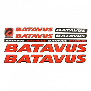 Комплект наклеек Batavus red