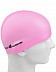 Шапочка для бассейна (плавания) взрослая Mad Wave Pastel Silicone Solid pink