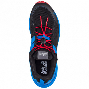 Кроссовки детские Jack Wolfskin Unleash 2 Speed Vent Low K black / blue