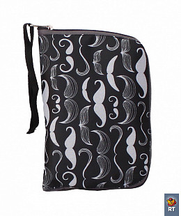 Чехол-портмоне для самоката Y-Scoo 145 Hipster Мистер Усы black/white Чехол-портмоне для самоката Y-Scoo 145 Hipster Мистер Усы black/white