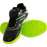 Бутсы футбольные Atemi Indoor black/lime SD300 