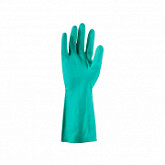 Перчатки нитриловые JetaSafety защитные промышленные green