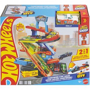Игровой набор Hot Wheels Transforming Stunt Garage (JHL94)