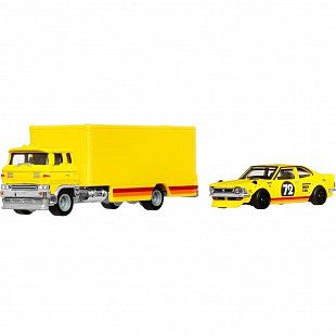 Машинка Hot Wheels Premium 2 шт. 1972 Toyota Corolla Levin + Sakura Sprinter (FLF56 JBM34)